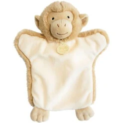 Doudou Et Compagnie - Marionnette Singe Beige 25 Cm