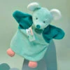 Doudou Et Compagnie - Marionnette Souris Verte 25 Cm -Jouets En Peluche Boutique marionnette20souris20verte202520cm 1