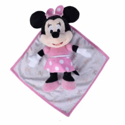 Disney Minnie La Souris Peluche Couverture Rose 25 Cm