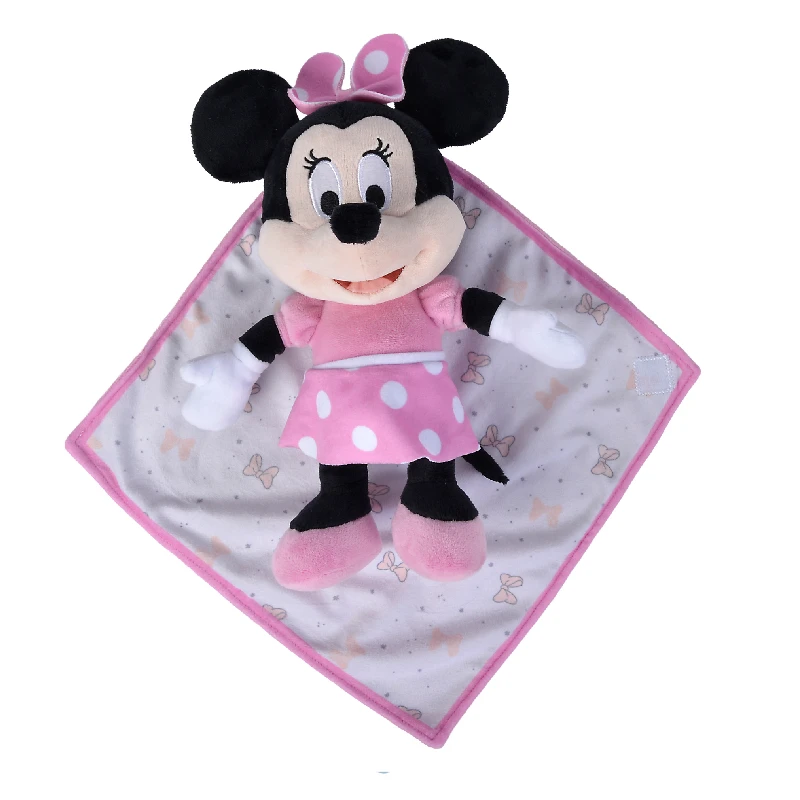 Disney Minnie La Souris Peluche Couverture Rose 25 Cm 3 Disney Minnie La Souris Peluche Couverture Rose 25 Cm