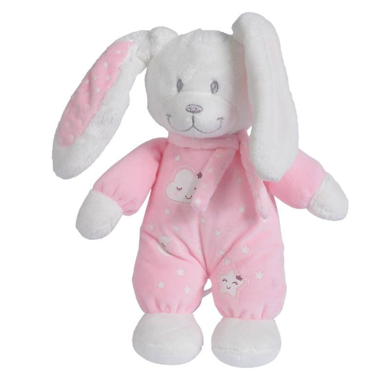 Nicotoy - New Boone Glow Peluche Lapin Rose 30 Cm 3 Nicotoy - New Boone Glow Peluche Lapin Rose 30 Cm