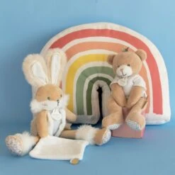 Doudou Et Compagnie - Ours Petit Roi - Peluche Blanc 25 Cm -Jouets En Peluche Boutique ours20petit20roi2020peluche20blanc202520cm 2