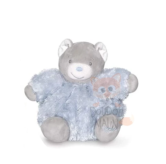 Kaloo Parfum Doudou Ours Bleu Gris 18 Cm 3 Kaloo Parfum Doudou Ours Bleu Gris 18 Cm