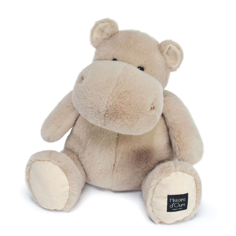 Histoire D'ours - Peluche Hippopotame Beige 40 Cm 3 Histoire D'ours - Peluche Hippopotame Beige 40 Cm