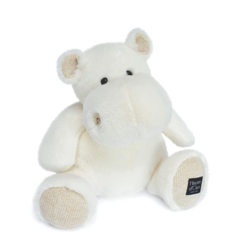 Histoire D'ours - Peluche Hippopotame Blanc 40 Cm 3 Histoire D'ours - Peluche Hippopotame Blanc 40 Cm