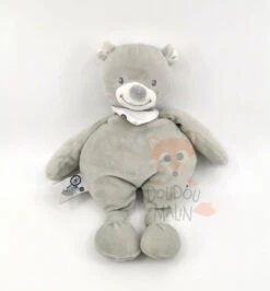 Bout'chou Doudou Peluche Ours Gris 20 Cm
