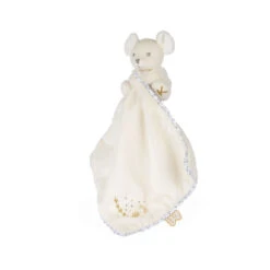 Kaloo - Perle - Doudou Mouchoir Souris Beige 20 Cm