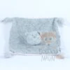 Bout'chou Doudou Plat Chat Gris Rose Clair -Jouets En Peluche Boutique plat20chat20gris20rose20clair