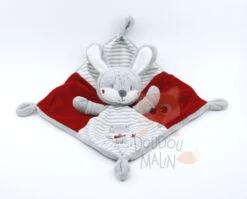 Simba Toys - Doudou Plat Renard Déguisé En Lapin Gris Rouge Petit Et Rusé 25 Cm