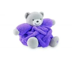 Kaloo Neon Peluche Ours Violet Fluo Gris 18 Cm