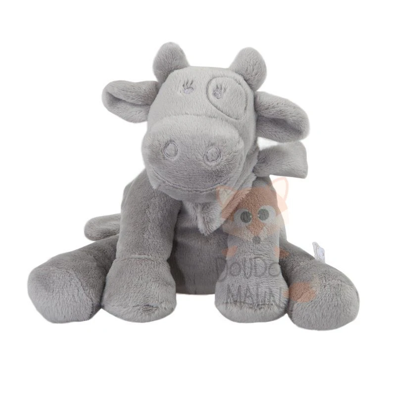 Noukie's Poudre D'étoiles Peluche Vache Gris Clair 40 Cm 3 Noukie's Poudre D'étoiles Peluche Vache Gris Clair 40 Cm