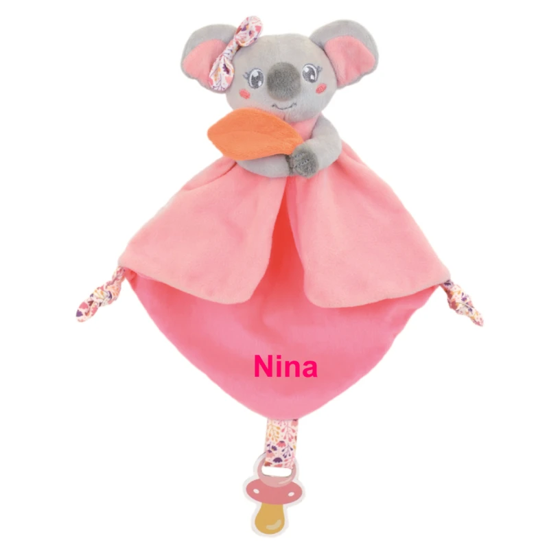 Jemini Cally Le Koala Doudou Plat Rose 30 Cm 3 Jemini Cally Le Koala Doudou Plat Rose 30 Cm