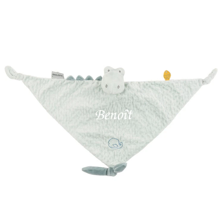 Nattou - Roméo Jules Sally - Maxi Doudou Crocodile Vert 40 Cm 3 Nattou - Roméo Jules Sally - Maxi Doudou Crocodile Vert 40 Cm