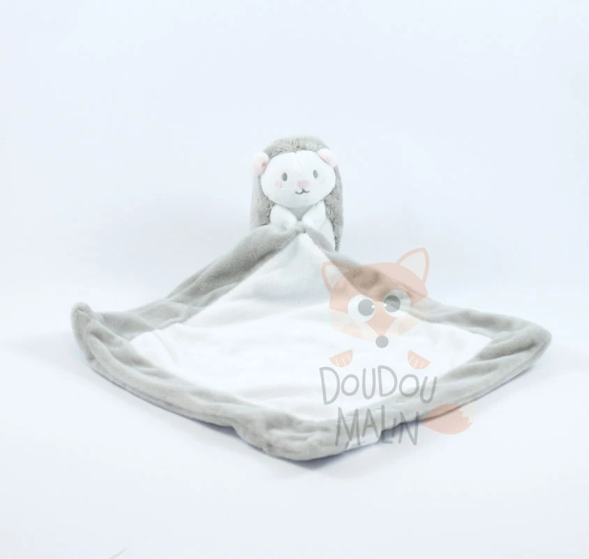 Sergent Major Doudou Plat Hérisson Blanc Gris 3 Sergent Major Doudou Plat Hérisson Blanc Gris