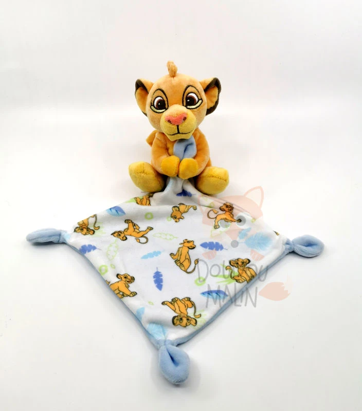 Disney - Simba Le Lion - Peluche Avec Doudou Jaune Bleu Blanc 25 Cm 3 Disney - Simba Le Lion - Peluche Avec Doudou Jaune Bleu Blanc 25 Cm