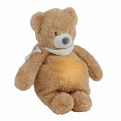 Nattou - Sleepy Peluche Veilleuse Ours Marron 30 Cm