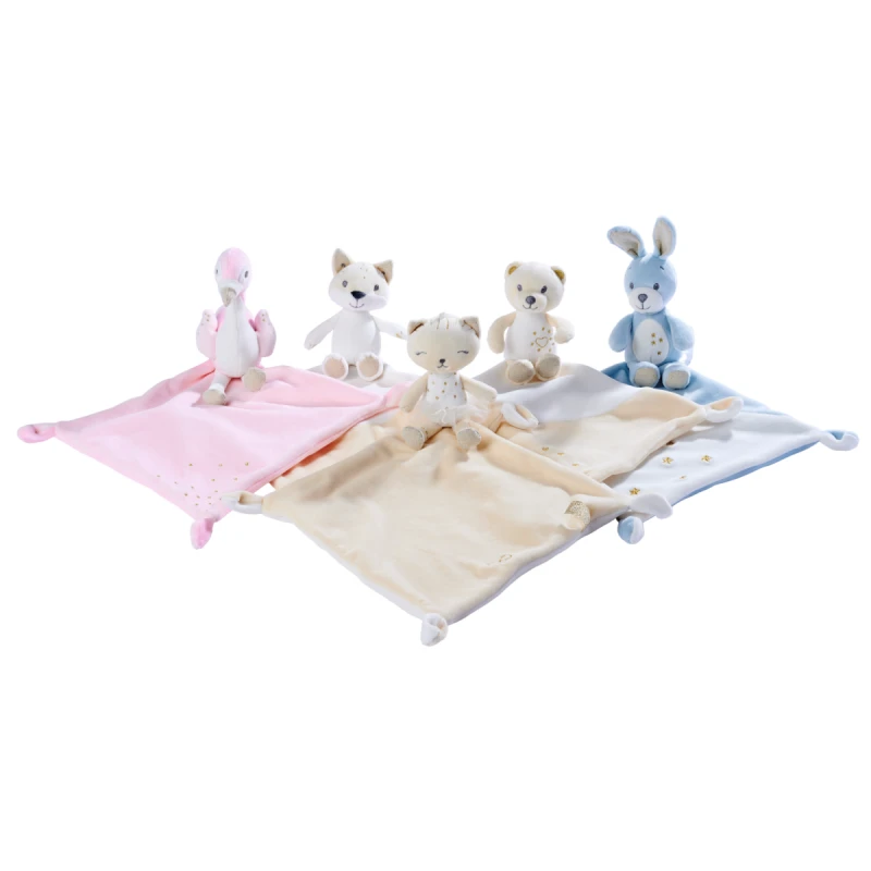 Nicotoy Sparkle Peluche Avec Doudou Ours Beige Rosé 45 Cm 6 Nicotoy Sparkle Peluche Avec Doudou Ours Beige Rosé 45 Cm – Image 4
