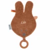 Nattou - Susie Et Bonnie - Doudou Tête Lapin éponge Avec Anneau En Silicone Marron Rouille 33 Cm -Jouets En Peluche Boutique susie20et20bonnie2020tete20lapin20eponge20avec20anneau20en20silicone20marron20rouille203320cm