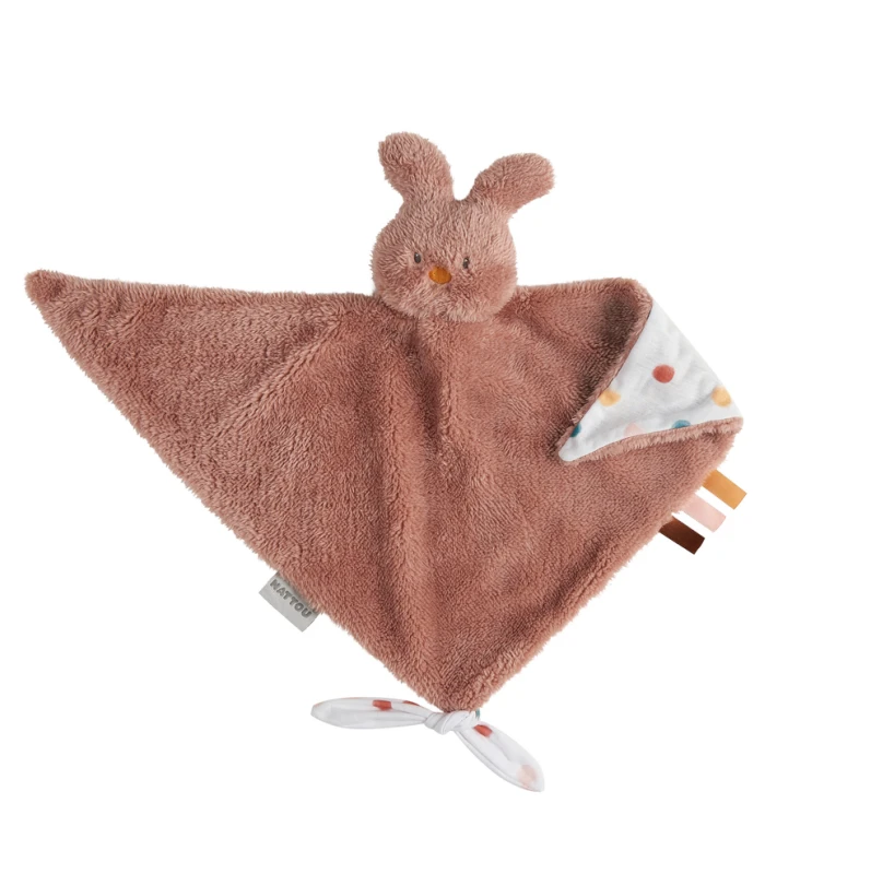 Nattou - Tipidou - Maxi Doudou Lapin Vieux Rose 40 Cm 4 Nattou - Tipidou - Maxi Doudou Lapin Vieux Rose 40 Cm – Image 2