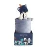 Doudou Et Compagnie - Tiwipi - Plaid Avec Doudou Loup Bleu 100 X 70 Cm -Jouets En Peluche Boutique tiwipi2020plaid20avec20loup20bleu2010020x207020cm