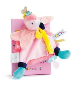 Doudou Et Compagnie - Tropi'COOL Flamant Rose Attache-sucette