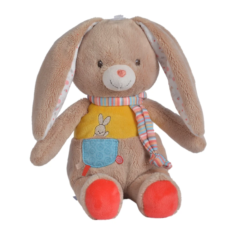 Nicotoy Twiny Peluche Lapin Beige Jaune 25 Cm 3 Nicotoy Twiny Peluche Lapin Beige Jaune 25 Cm