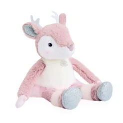 Histoire D'ours Twist Eléa L'élan Peluche Rose - 25 Cm