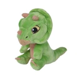 Universal Jurassic World Mini Peluche Dinosaure Tricératops Vert 18 Cm