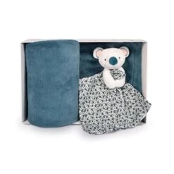 Doudou Et Compagnie - Yoca Le Koala - Set Doudou + Couverture Plaid Bleu 70 X 100 CM -Jouets En Peluche Boutique yoca20koala2020set202020couverture20plaid20bleu207020x2010020cm 1