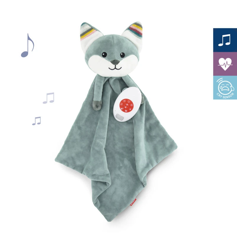 Zazu - Felix Le Renard - Doudou Musical Ou Bruit Blanc 50 Cm 3 Zazu - Felix Le Renard - Doudou Musical Ou Bruit Blanc 50 Cm